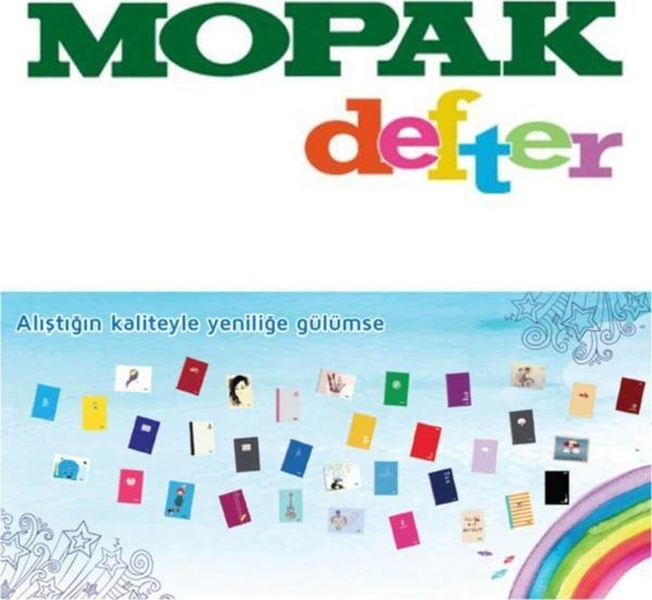 Mopak 40 Yp A5 Kareli Plastik Kapak Lise Defteri - Image 1