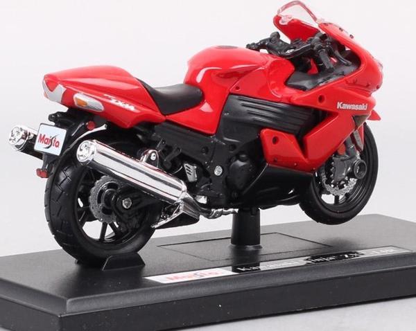 Kawasaki Ninja ZX-14R Model Motorsiklet 1/18 Model Motosiklet - Image 1