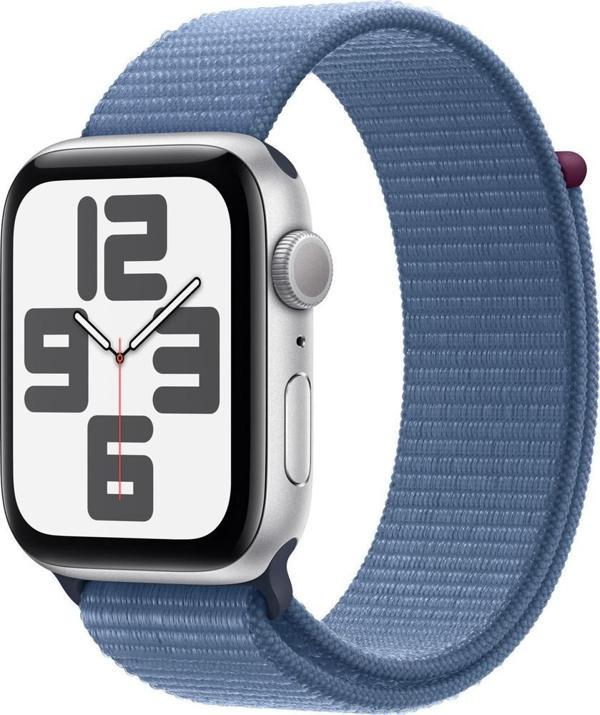 Apple Watch SE (Gen 2) 44mm Silver Al Winter Blue SL GPS MREF3TU/A - Image 1