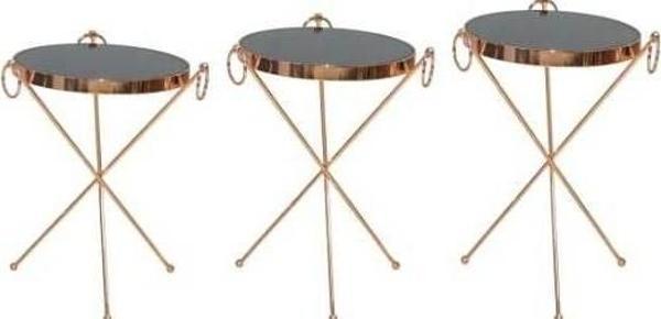 Brc 17524 Küpeli Model Metal gold kaplama renk Kırılmaz temper siyah cam El Yapım - Image 1
