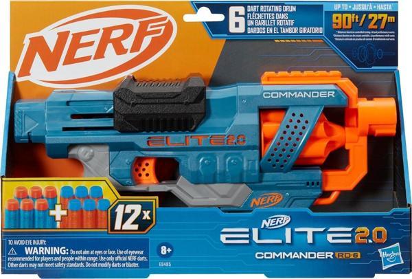 Nerf Elite 2.0 Commander Rd-6 12 Adet Nerf Mermi Elite Dart Seti - Image 1