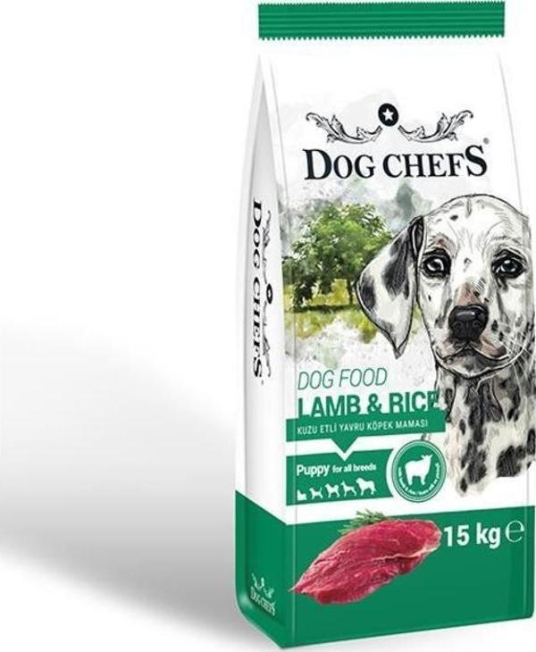 Dog Chefs 15 kg Yavru Köpek Maması Kuzu Etli - Image 1
