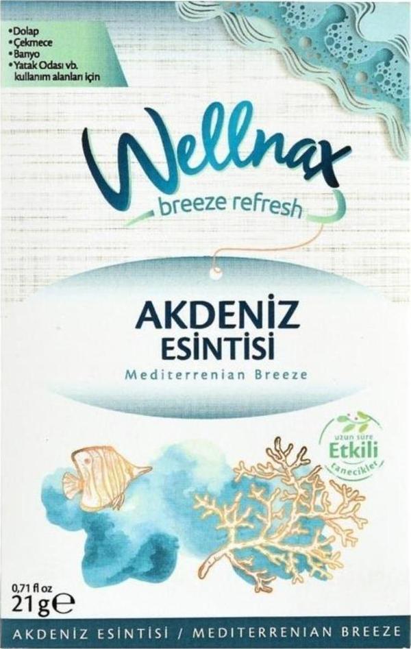 Wellnax breeze refresh Dolap Ve Çekmece Kokusu Akdeniz Esintisi Kesesi - Image 1