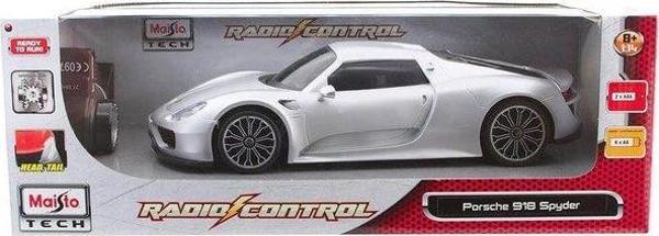 Maisto Tech Porsche 918 Spyder Uzaktan Kumandalı Araba 1:14 Gri - Image 1
