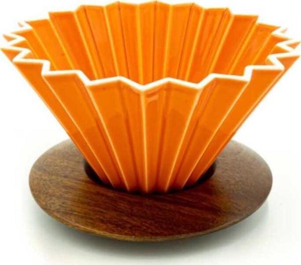 AHŞAP STANDLI DRIPPER -TURUNCU (ASD-20) - Image 1