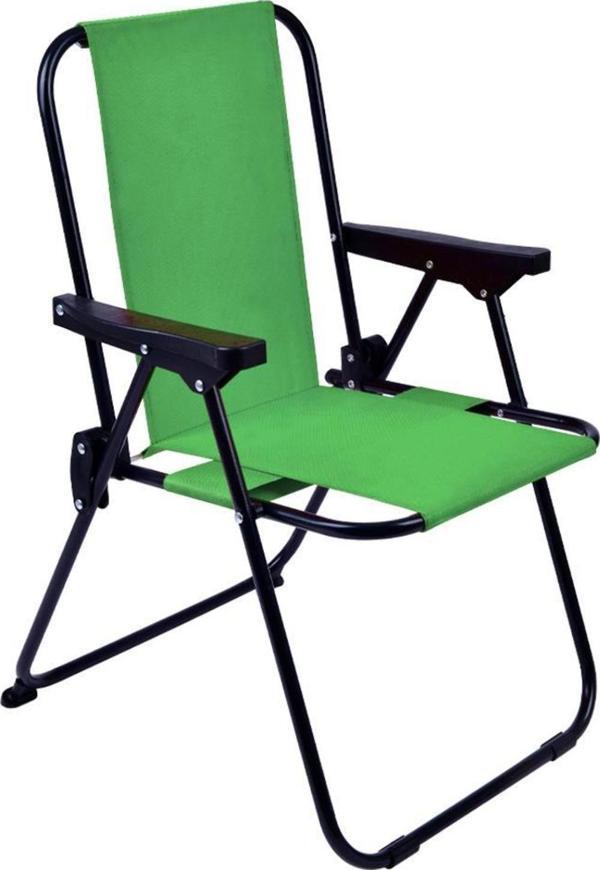 EXENT LÜX Çocuk Piknik Sandalyesi-Mini Kamp Sandalyesi-YEŞİL - Image 1