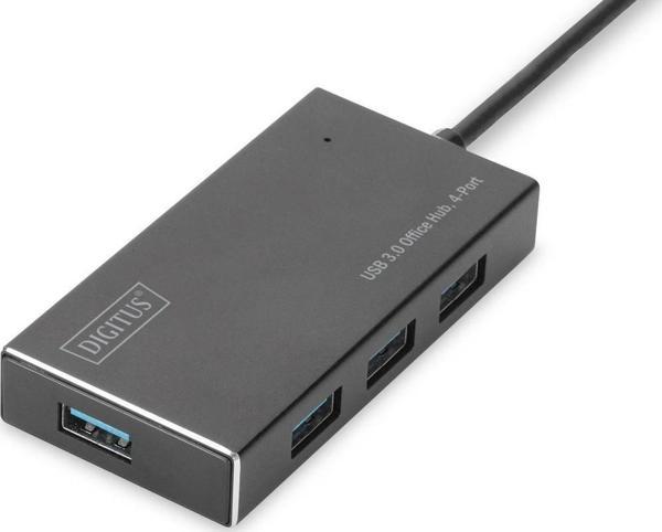 Usb 3.0 4 Port Çoklayıcı Alüminyum Koyu Gri - Image 1