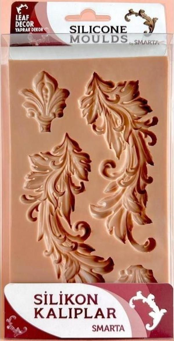 Model Hamuru Silikon Kalıp - Mobilya Süsleme - Yaprak Dekor SK1013039 - Image 1