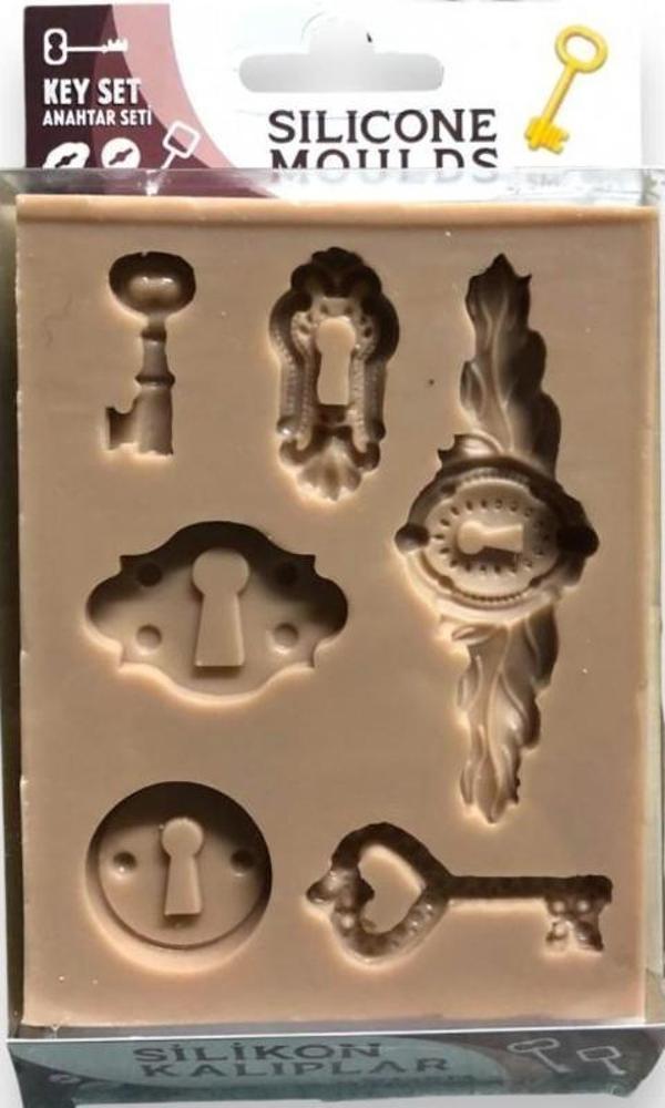 Model Hamuru Silikon Kalıp / Key Set / Anahtar Seti SK1013058 - Image 1