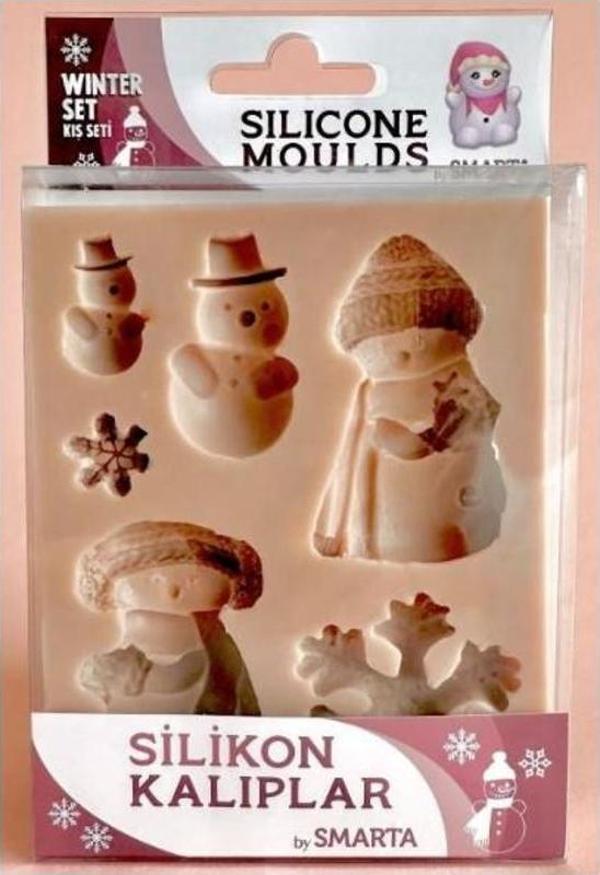 Model Hamuru Silikon Kalıp / Winter Set / Kış Seti SK1013057 - Image 1