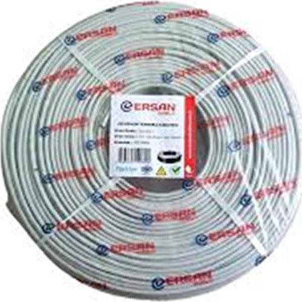 Ersan Er-5001 Cu 2+1 1X0,50 Mini Coax 2X0,50Mm 250 Metre Cctv Kamera Kablosu - Image 1