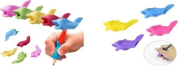 Taros Silikon Balık Şekilli Kurşun Kalem Tutacağı 3 Lü Blister 3356 - Image 1