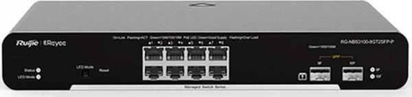 Rg-Nbs3100-8Gt2Sfp-P 8-Port Poe+ Gigabit L2 Managed Switch Hub 8 Gigabit Rj45 Ports,2 Sfp Slots - Image 1