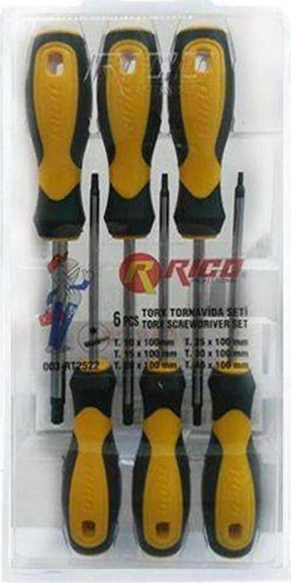 Rico 003-Rk0051 Torx 6'lı Tornavida Seti - Image 1