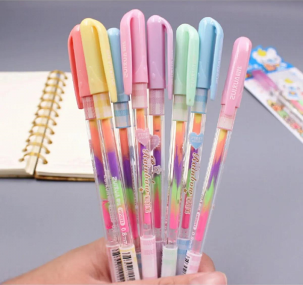 Taros Unick Color Rainbow Jel Tükenmez Kalem 4442 (48 Li Paket) - Image 1