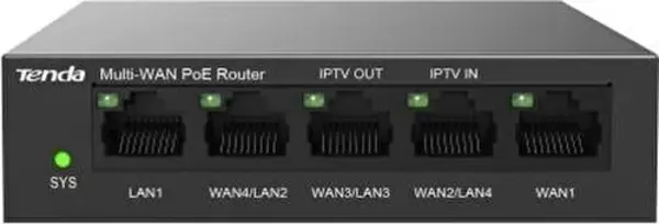 G0-5G-Poe 5 Port 4 Port Poe+ 10-100-1000 Switch Hub Çelik Kasa Poe Router - Image 1