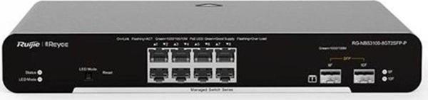 Ruijie Rg-Nbs3100-8Gt2Sfp 8-Port Gigabit L2 Managed Switch 8 Gigabit Rj45 Ports,2 Sfp Slots - Image 1