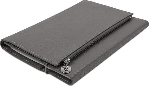 Victoria's Journals Not Defteri 14X20 Cm Zipco Clutch 80 Gram Gri 96 Yaprak Çizgili 211601 - Image 1