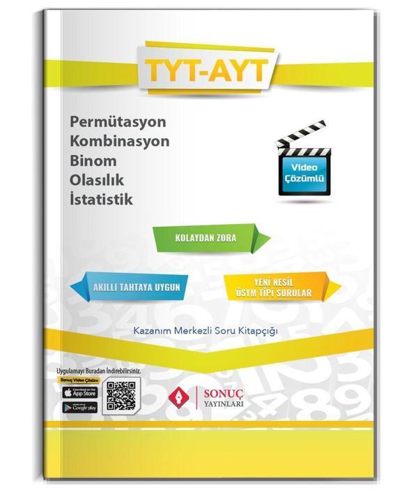 TYT AYT Permütasyon Kombinasyon Binom Olasılık Sonuç Yayınları - Sonuç Yayınları - Image 1