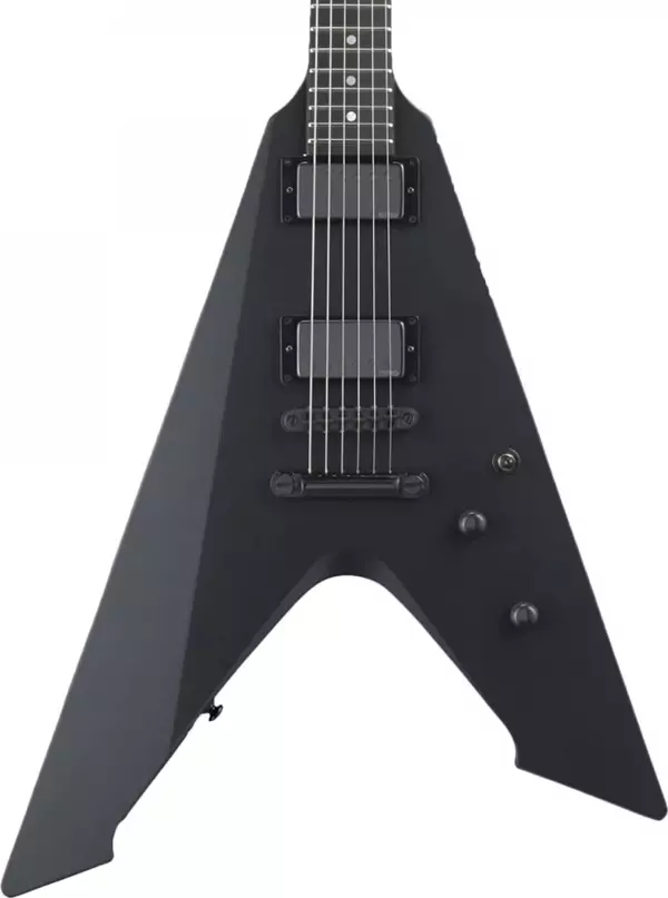 Esp Ltd Vulture Black Satin James Hetfield Signature Elektro Gitar - Image 1