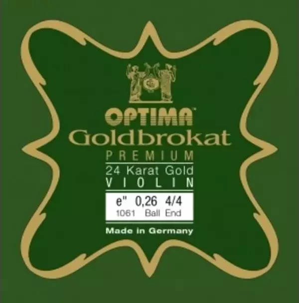 Optima Goldbrokat Premium 24 Karat Altın E ( Mi ) Tek Keman Teli  631745 - Image 1