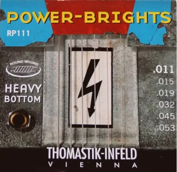 Thomastik Infeld Rp111 Elektro Power-brights Tel Gitar Aksesuar - Image 1