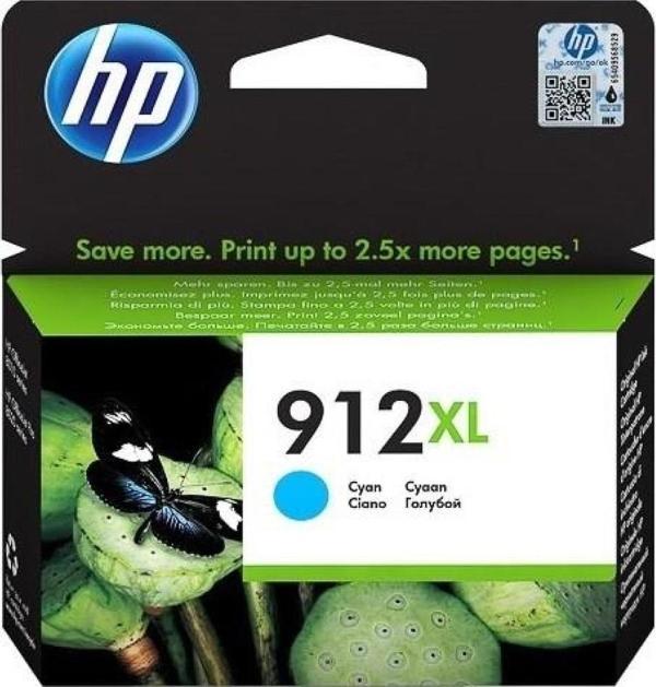 HP 912XL Yüksek Kapasite Cyan Mavi Kartuş 3YL81A - Image 1