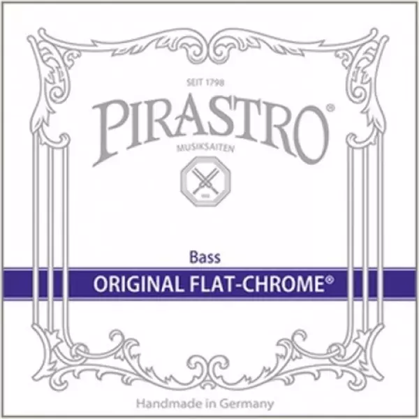 Pirasro Org. Flat - Chrome Orkestra Set Kontrabass Teli 347020 - Image 1