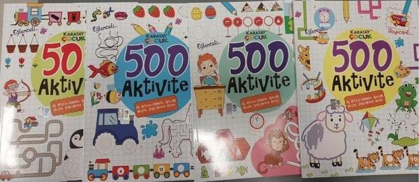 Karatay Yayınları 4E 500 Aktivite Seti 4 Kitap 96 Sayfa - Image 1