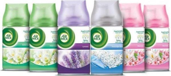 Air Wick 250Ml 6 Lı (Lavanta-Bahar Çiçekleri-Temizliğin Esintisi) Oda Kokusu Sprey Makine Yedek Spreyi - Image 1
