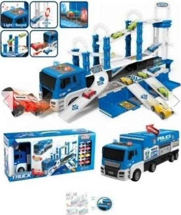Ctoy Oyuncak Işıklı ve Müzikli Taşıyıcı Polis Tır 660-S17 - Image 1