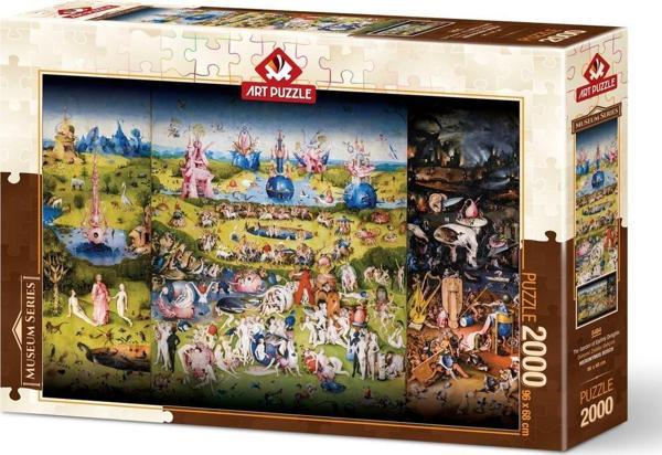 Art Puzzle 2000 Parça Puzzle Dünyevi Zevkler Bahçesi Hieronymus Bosch 5494 - Image 1