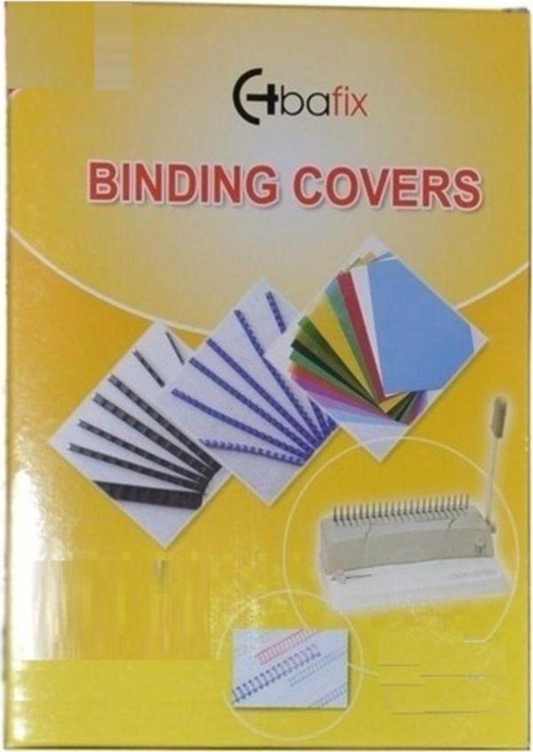 Bafix Cilt Kapağı Plastik Opak A4 350 Micron Buzlu Şeffaf (50 Li Paket) - Image 1