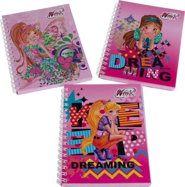 Gıpta Winx Club A6 (Mini Boy) Defter Karton Kapak Not Defteri Çizgili 3120 (36 Lı Paket) - Image 1