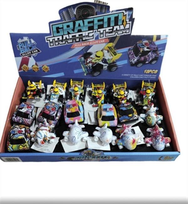 Can Toys Oyuncak Çek Bırak Metal Araba Can-8895 (Karışık Renk 1 Adet) - Image 1