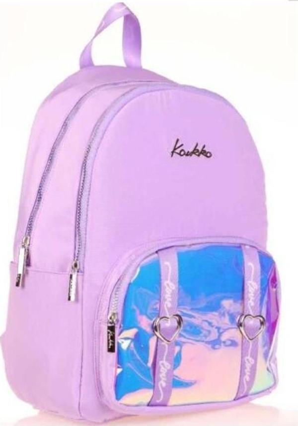 Kaukko Okul Sırt Çantası Mirror Lilac K1769 - Image 1