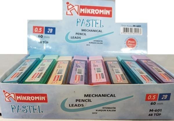 Mikro Min (Versatil Kalem Ucu) Pastel 60 Mm 0.5 Mm M-601 (48 Tüp) - Image 1