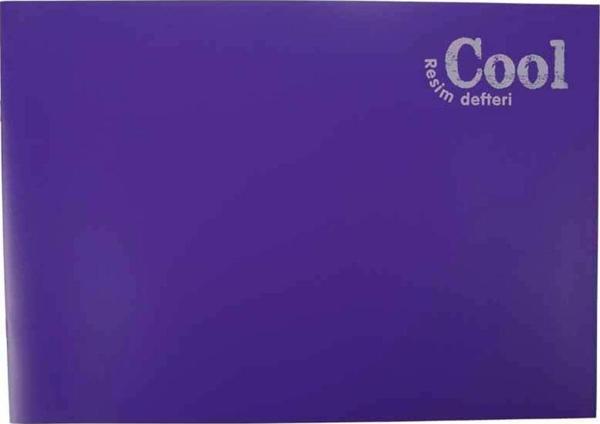 Keskin Color Resim Defteri 25X 35 Cm 16 Yaprak Plastik Kapak Tel Dikişli Cool 306010-99 (Karışık Renk 1 Adet) - Image 1
