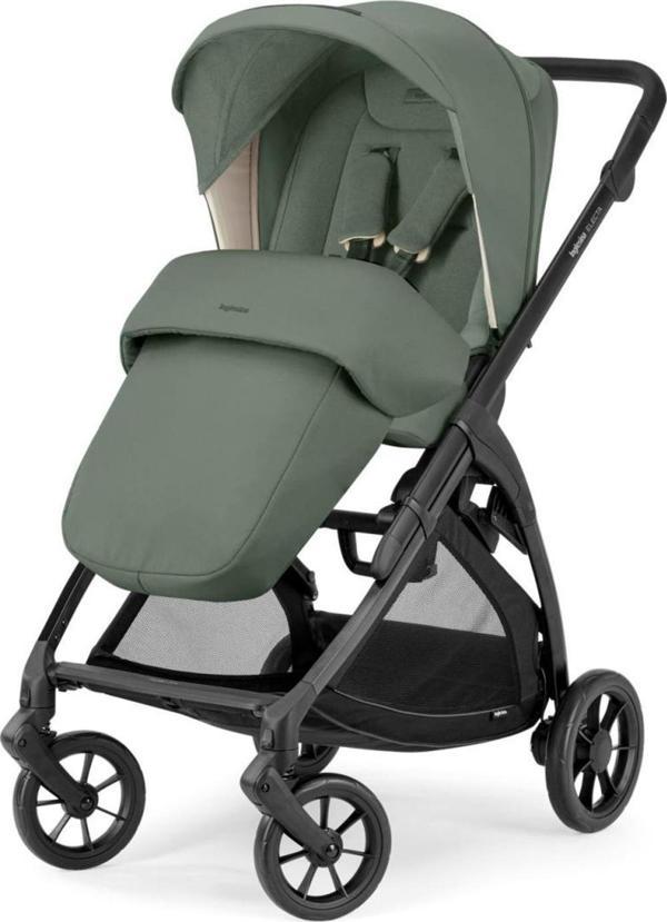 Inglesina Electa+ Tek El Tek Hamle ile Katlanıp Açılan Çift Yön Bebek Arabası - Murray Green - Image 1
