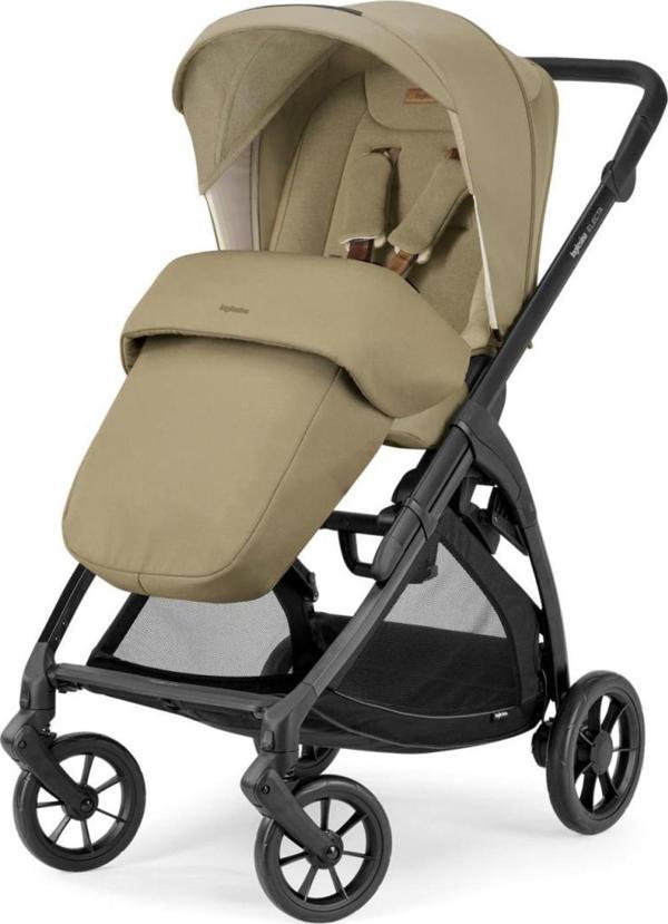 Inglesina Electa+ Tek El Tek Hamle ile Katlanıp Açılan Çift Yön Bebek Arabası - Dumbo Caramel - Image 1