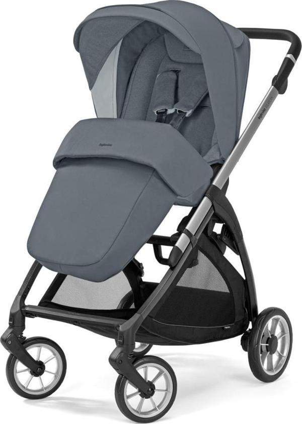 Inglesina Electa+ Tek El Tek Hamle ile Katlanıp Açılan Çift Yön Bebek Arabası - Union Grey - Image 1