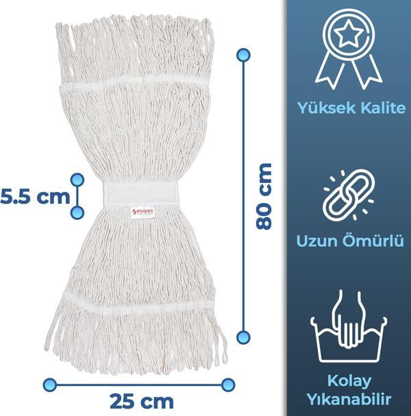 Mulpex Islak Mop 375 gr. x 5 Adet - Image 1