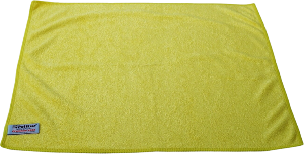 Polikur 3222 Mikrofiber Toz ve Cam Bezi 40 x 40 cm. - Sarı - 4 Adet - Image 1