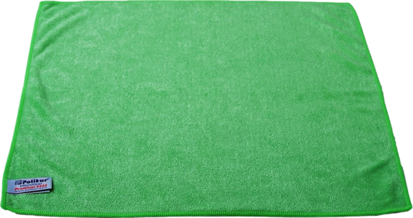 Polikur 3222 Mikrofiber Toz ve Cam Bezi 40 x 40 cm. - Yeşil - 12 Adet - Image 1