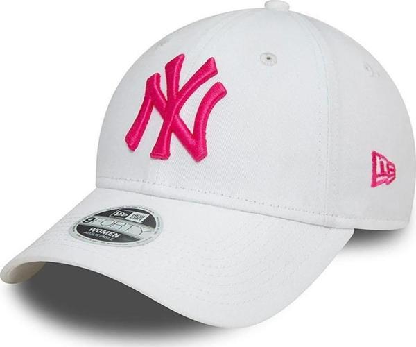 New Era 60503419 New York Yankees Kadın Beyaz Şapka - Image 1