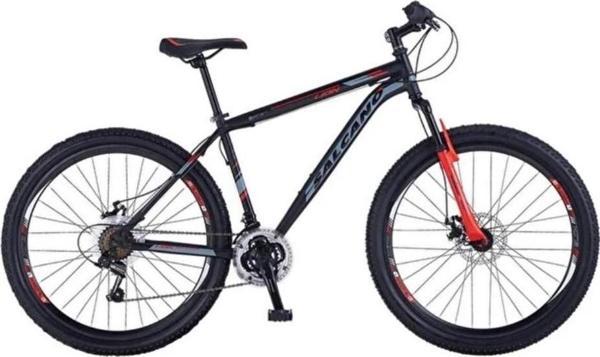Salcano Lion 26" Jant M. Disk 21 Vites 15' Kadro Dağ Bisikleti Mat Gri Kırmızı Siyah - Image 1
