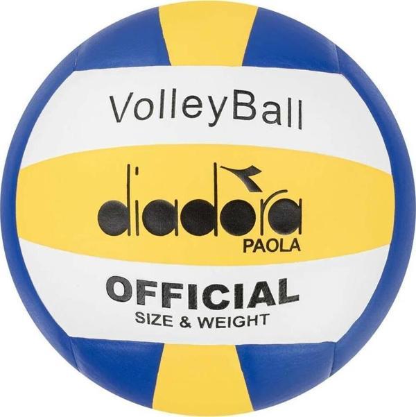 Diadora 4040097 Paola Voleybol Topu Beyaz-Mavi-Sarı - Image 1