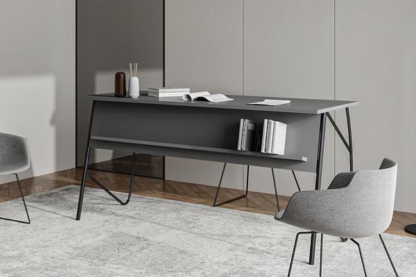 Lagomood Ella Ofis Masası 150 cm Antrasit - Image 1