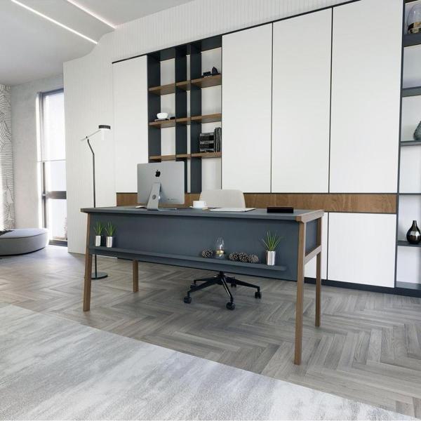 Lagomood Zenith Ofis Masası 150CM Antrasit Ceviz - Antrasit - Ceviz - Image 1