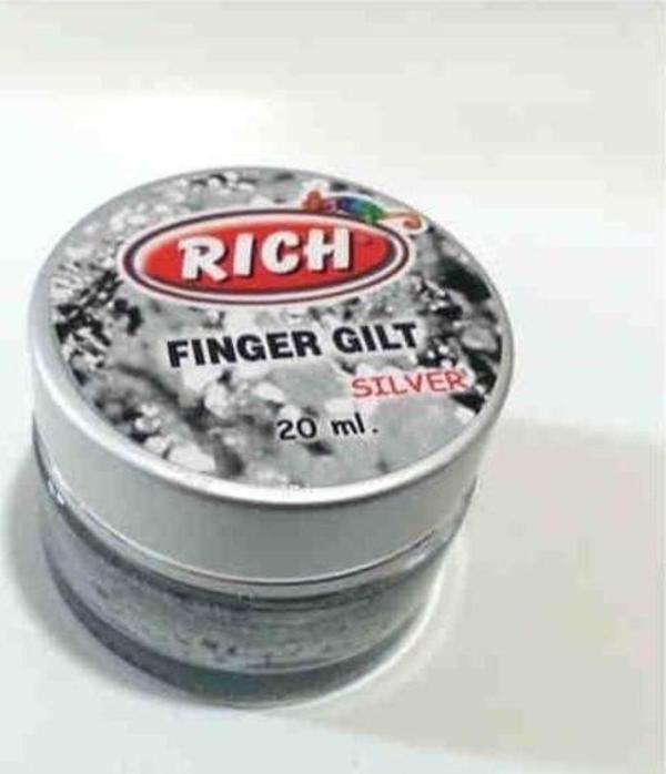 Rich Finger Wax Parmak Yaldız GÜMÜŞ - Image 1